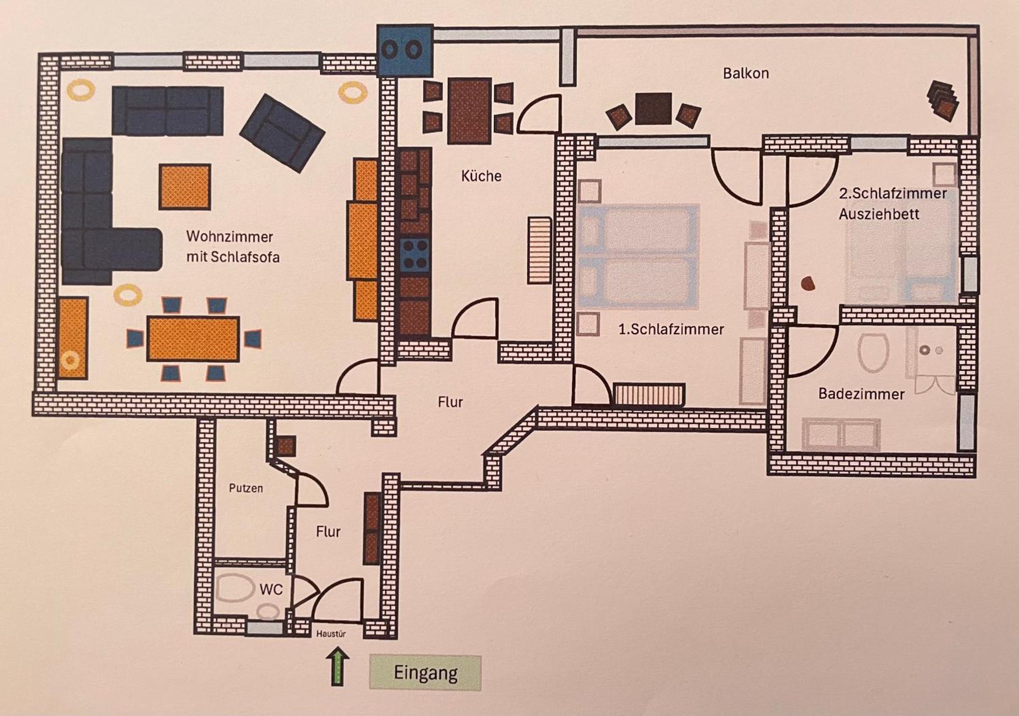 Gemuetliche Gaestewohnung, Zentral, Mit Blick In Apartment Ennepetal